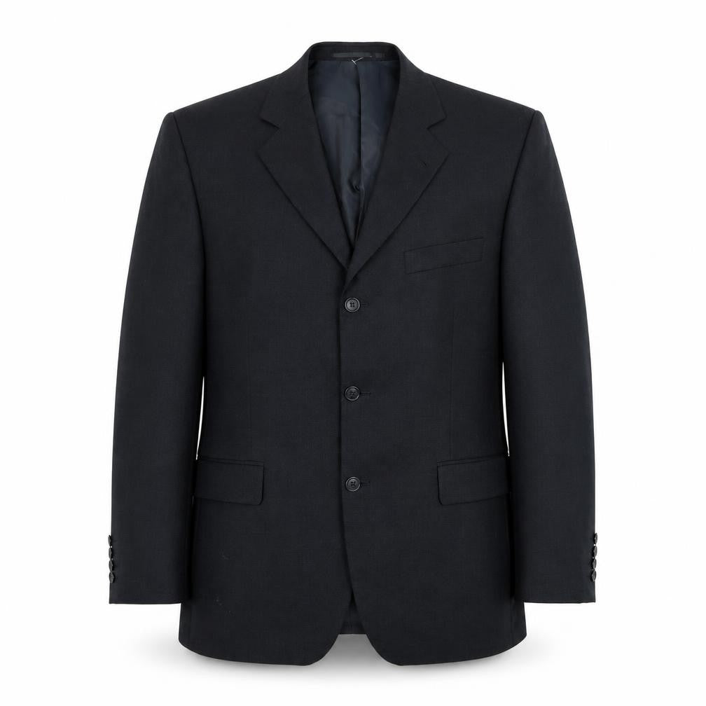 Burton Mens Blue  Polyester Jacket Suit Jacket Size 42