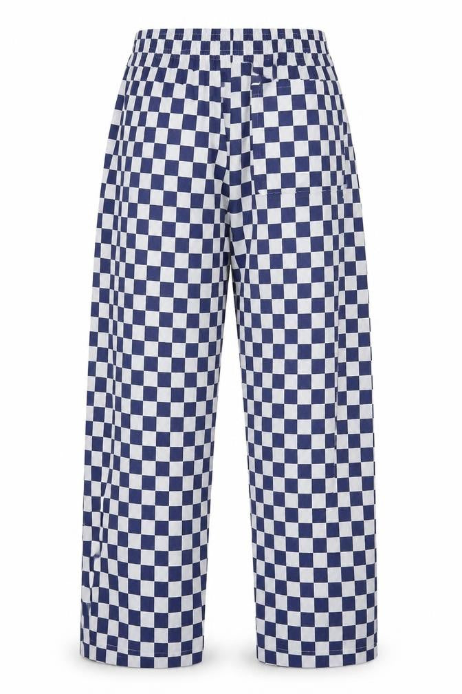 whites Womens Blue Check Polyester Trousers  Size 30 in L32 in Regular