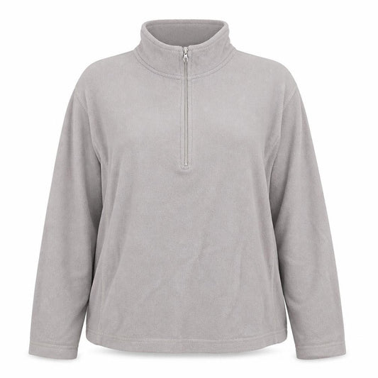 Millie fox Womens Grey  Polyester Pullover Sweatshirt Size 14  Zip