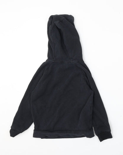 George Boys Blue  Cotton Pullover Hoodie Size 6-7 Years