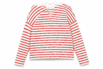 Next Womens Multicoloured Round Neck Striped Cotton Pullover Jumper Size 10