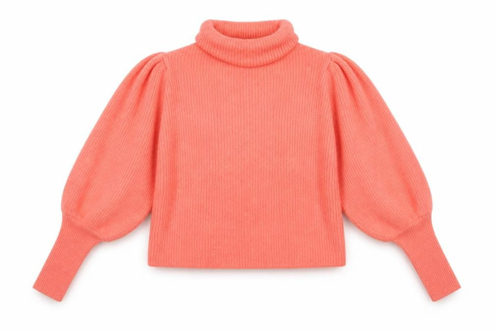 George Womens Pink Roll Neck  Acrylic Pullover Jumper Size M