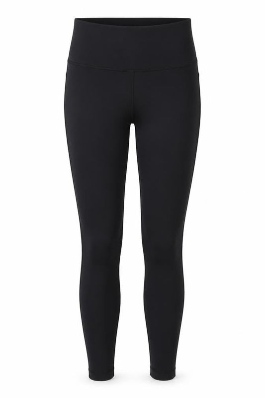 Lapasa Womens Black  Polyester Pedal Pusher Leggings Size M L26 in Regular