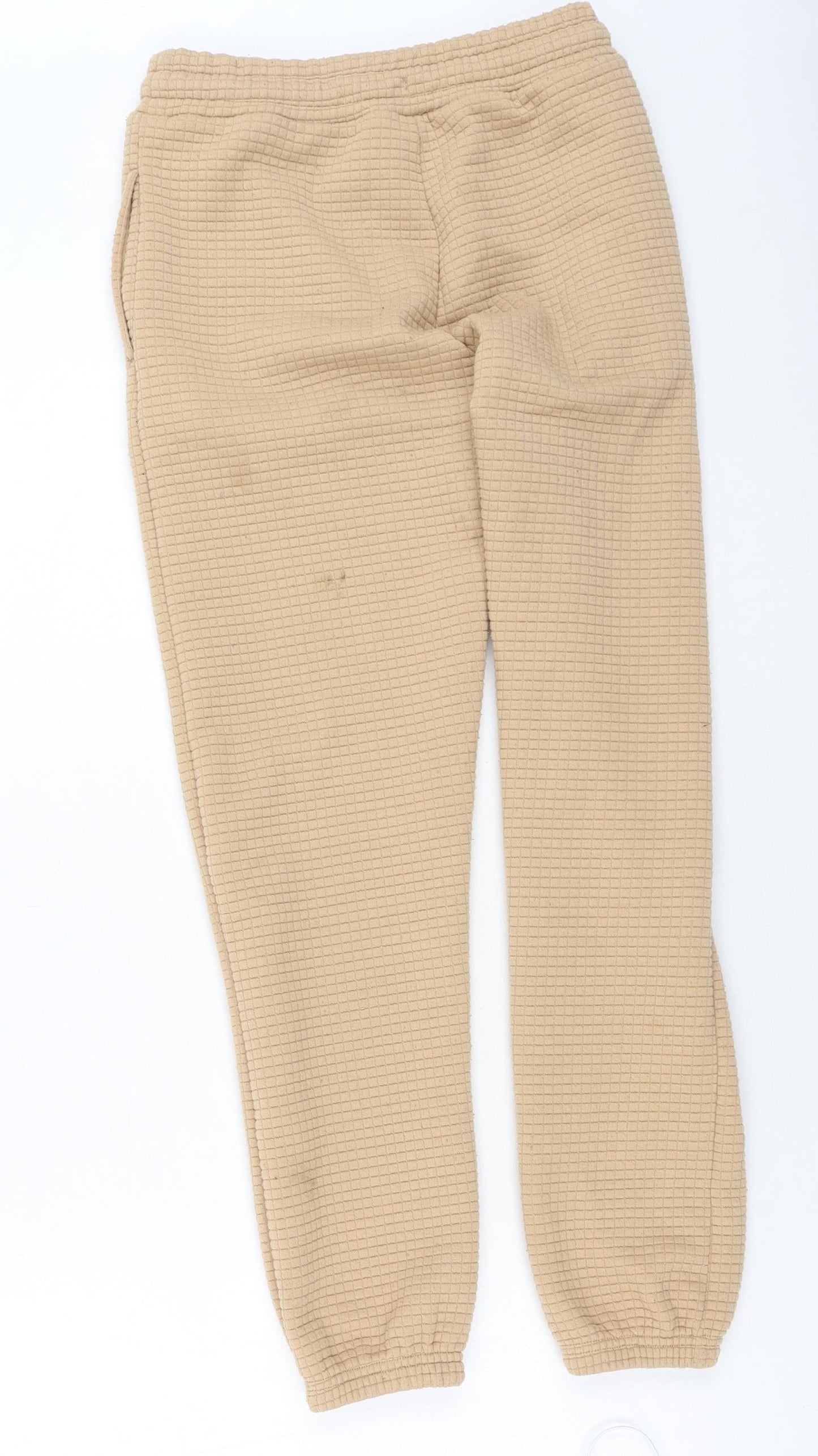 Dunnes Stores Womens Brown  Polyester Jogger Trousers Size 25 in L25 in Regular