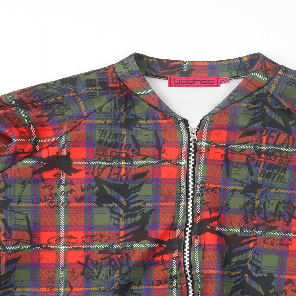 Boohoo Womens Multicoloured   Jacket  Size 16