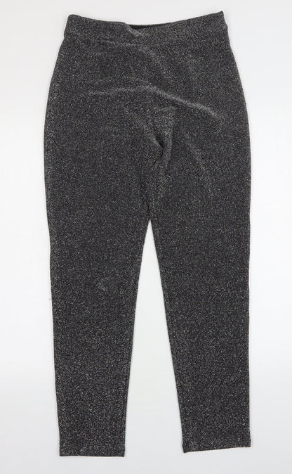 H&M Womens Grey  Polyester Trousers  Size S L29 in Regular