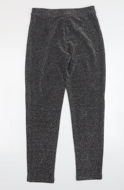 H&M Womens Grey  Polyester Trousers  Size S L29 in Regular