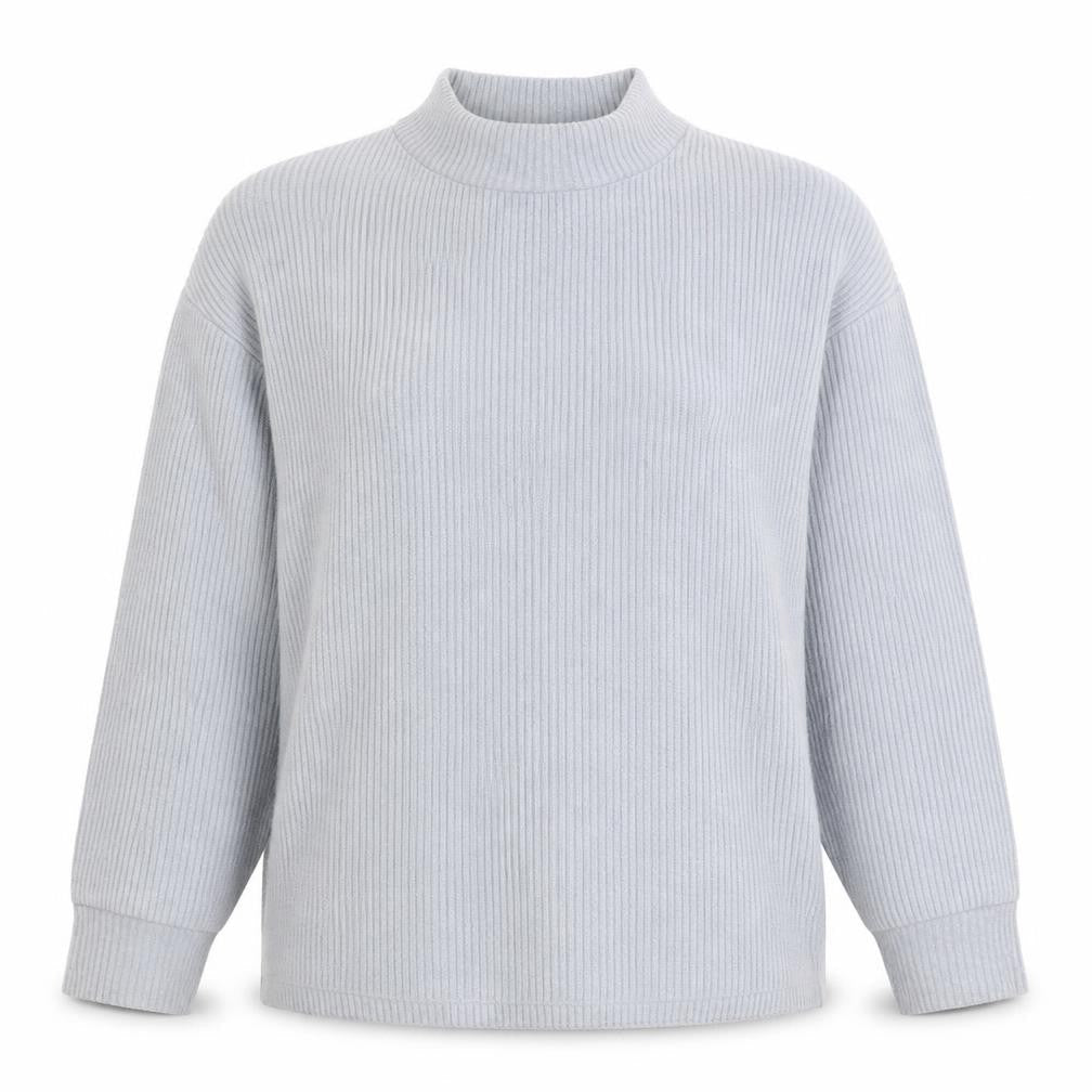TU Womens Blue High Neck  Polyester Pullover Jumper Size 10