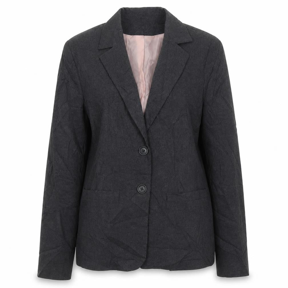 New Look Womens Grey  Polyester Jacket Suit Jacket Size 10