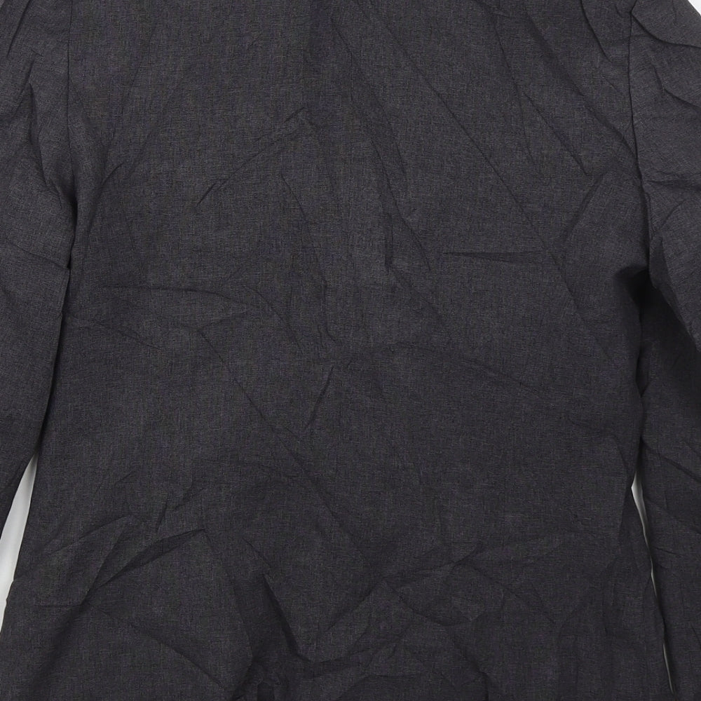 New Look Womens Grey  Polyester Jacket Suit Jacket Size 10