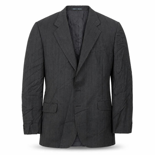 Chesterfield Mens Grey Herringbone Wool Jacket Suit Jacket Size 40