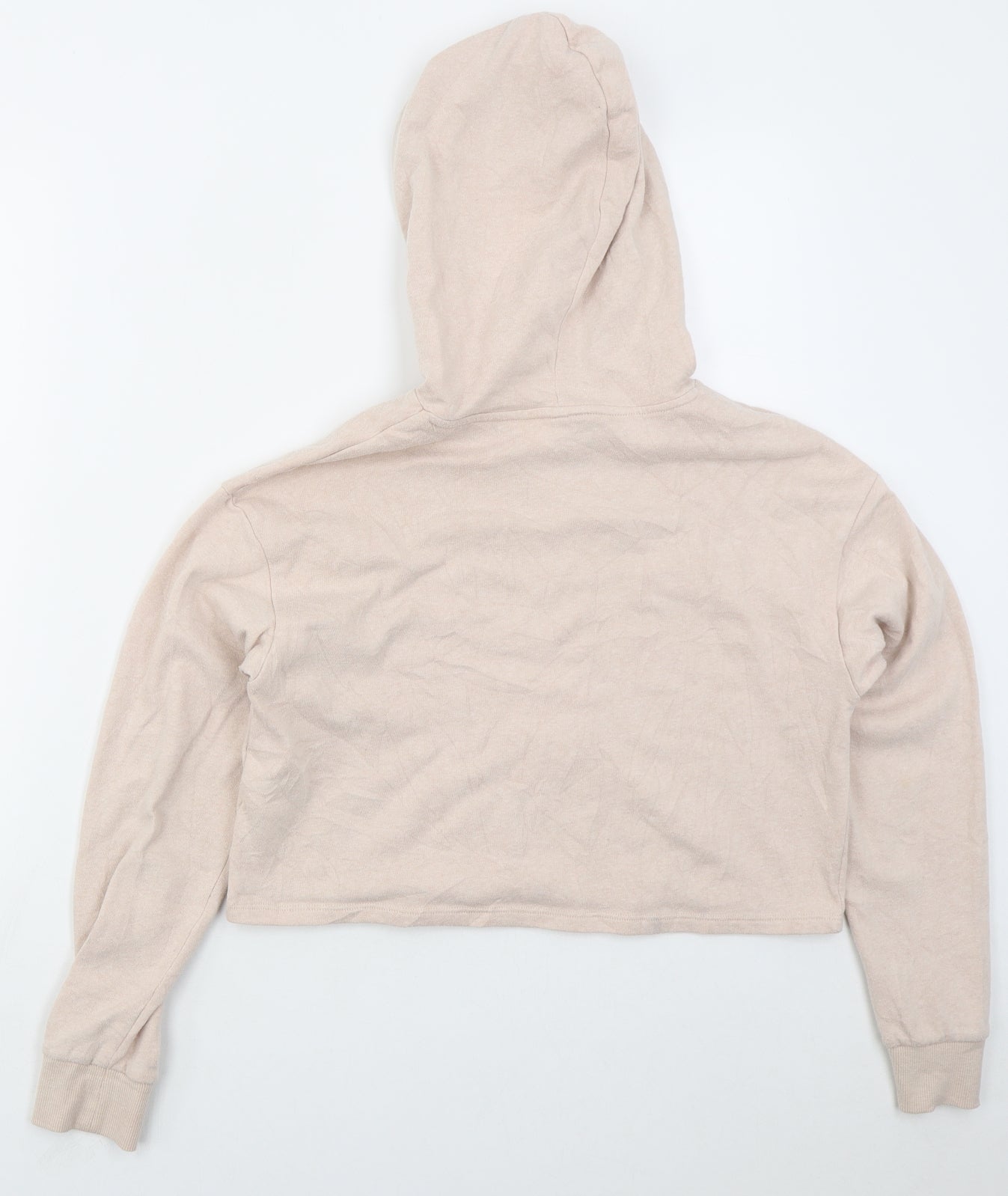 H&M Womens Pink  Cotton Pullover Hoodie Size S  Pullover