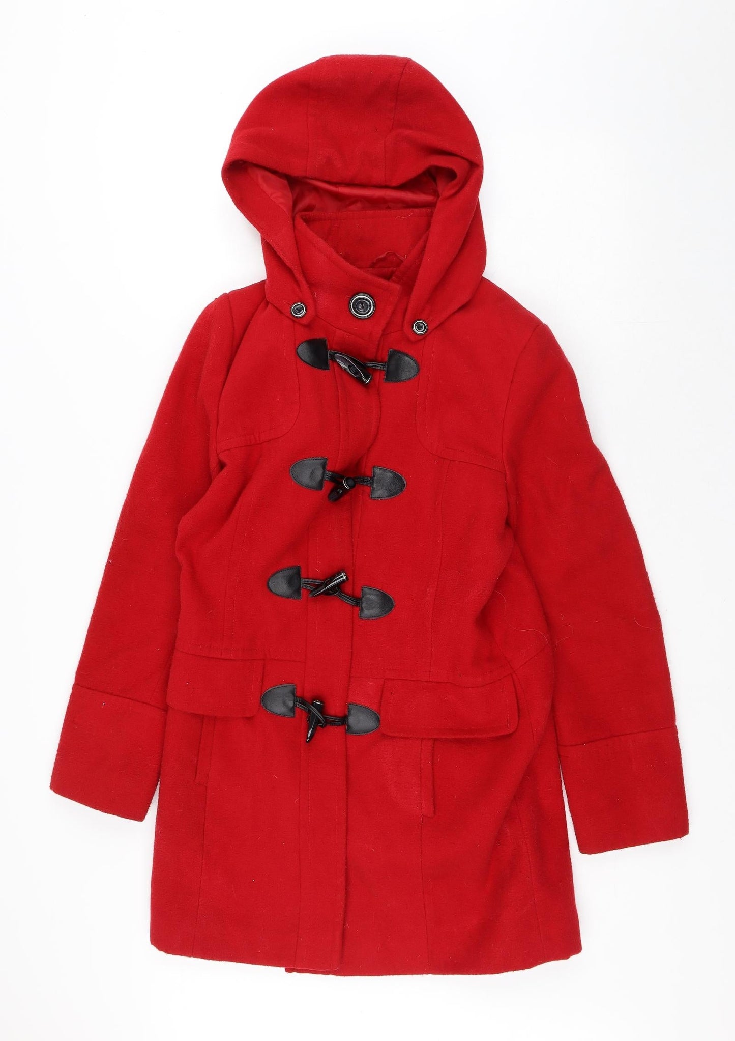 Debenhams Womens Red   Trench Coat Coat Size 12