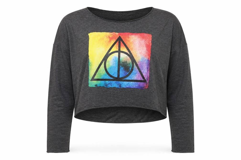 qbuk Womens Grey  Polyester Pullover Sweatshirt Size M  Pullover - triangle