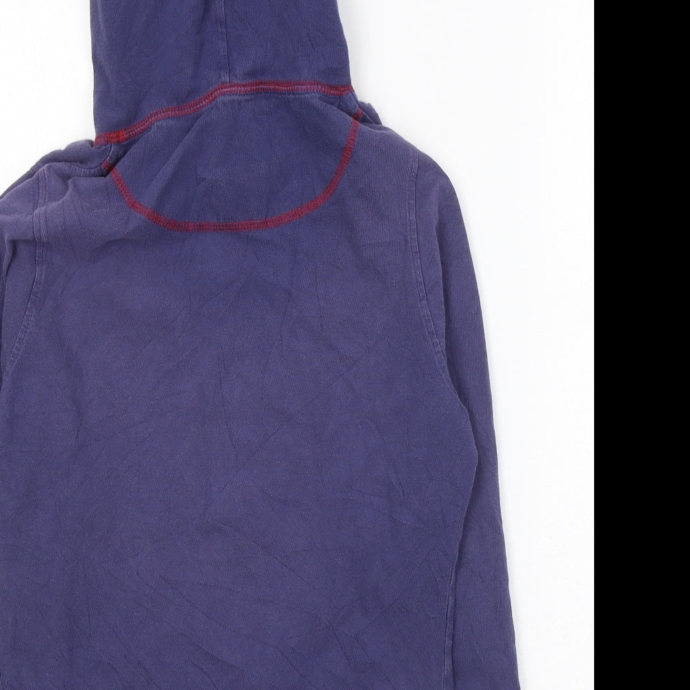 Just Togs Womens Purple  Cotton Pullover Hoodie Size 10  Pullover