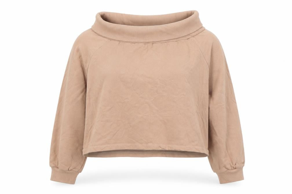 ASOS Womens Beige  Cotton Pullover Sweatshirt Size 12  Pullover