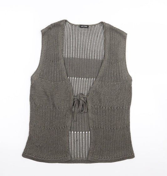 Gerry Weber Womens Green V-Neck  Viscose Cardigan Jumper Size 12