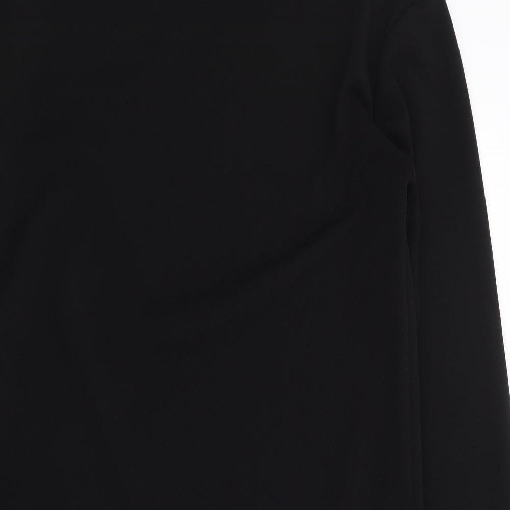 ASOS Womens Black  Polyester Shift  Size 6  Crew Neck Pullover