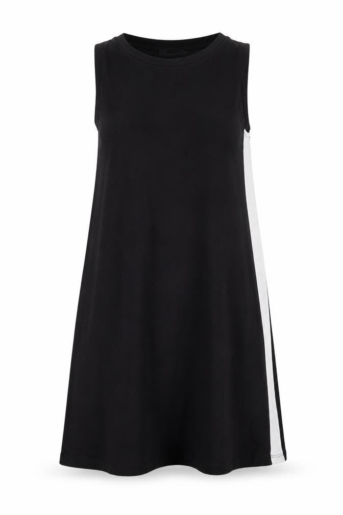 Pull & Bear Womens Black  Viscose Tank Dress  Size S  Crew Neck Pullover