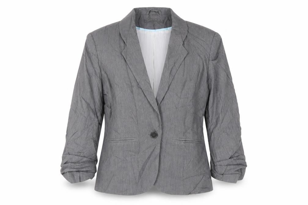 Primark Womens Grey  Polyester Jacket Suit Jacket Size 10