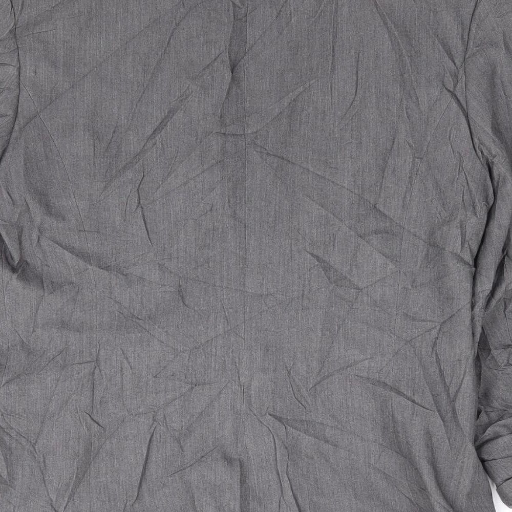 Primark Womens Grey  Polyester Jacket Suit Jacket Size 10