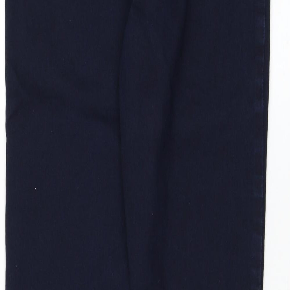 Debenhams Womens Blue  Cotton Skinny Jeans Size 14 L29 in Regular