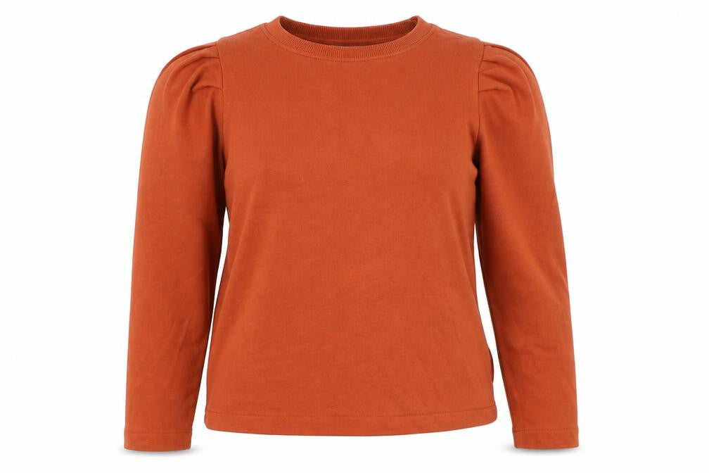 NEXT Womens Orange  Cotton Pullover Sweatshirt Size XS  Pullover