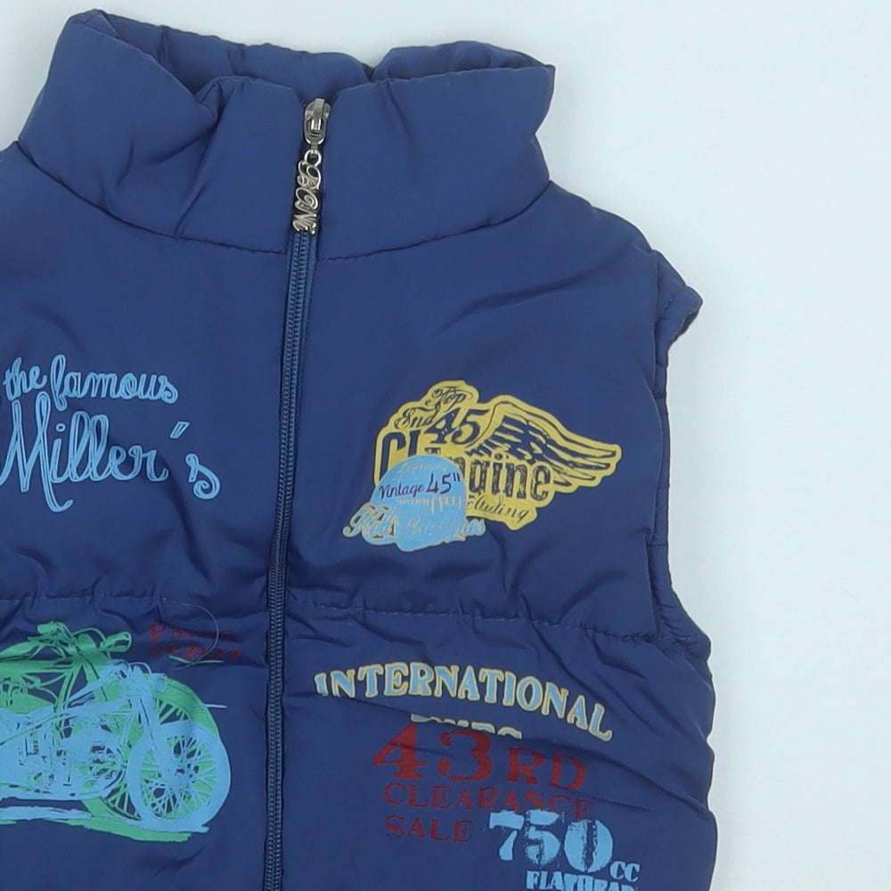 Boni Boys Blue   Gilet Jacket Size 6 Years