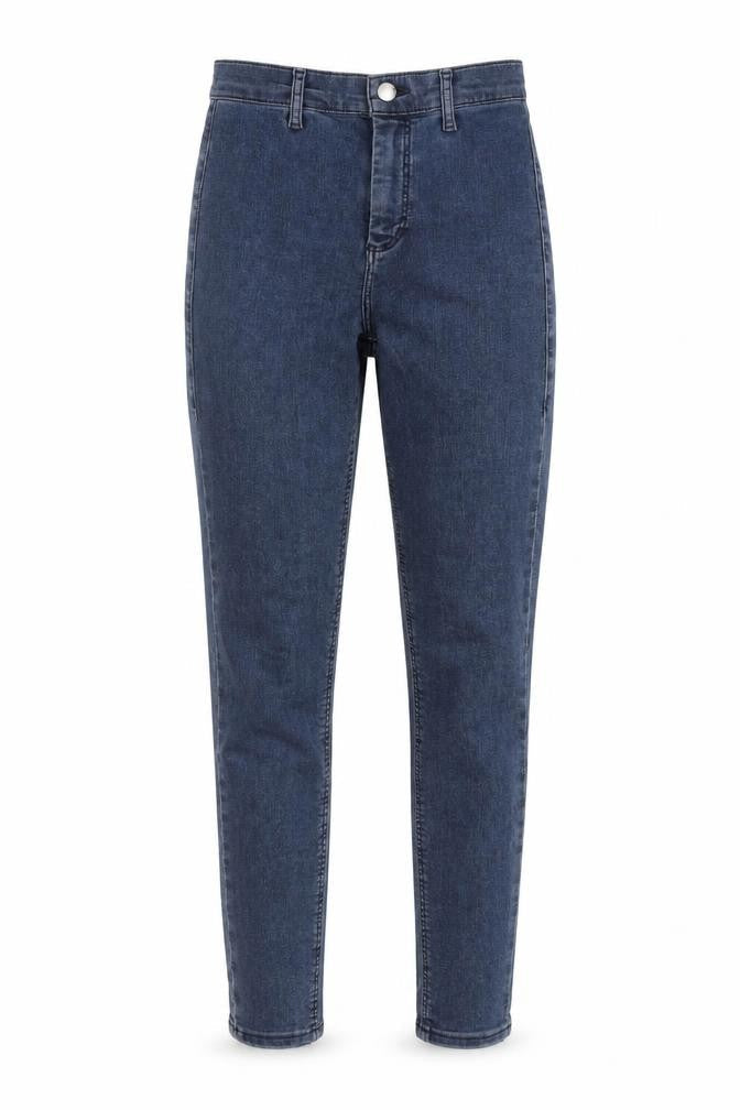 Topshop Womens Blue  Cotton Skinny Jeans Size 26 L32 in Regular