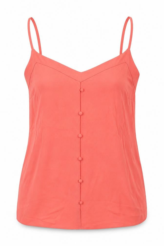 Matalan Womens Pink  Polyester Basic Blouse Size 12 Round Neck