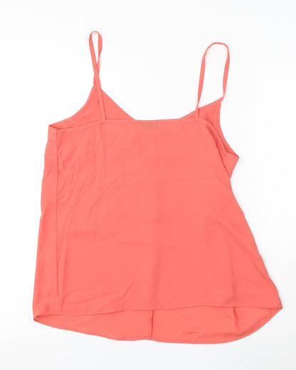 Matalan Womens Pink  Polyester Basic Blouse Size 12 Round Neck