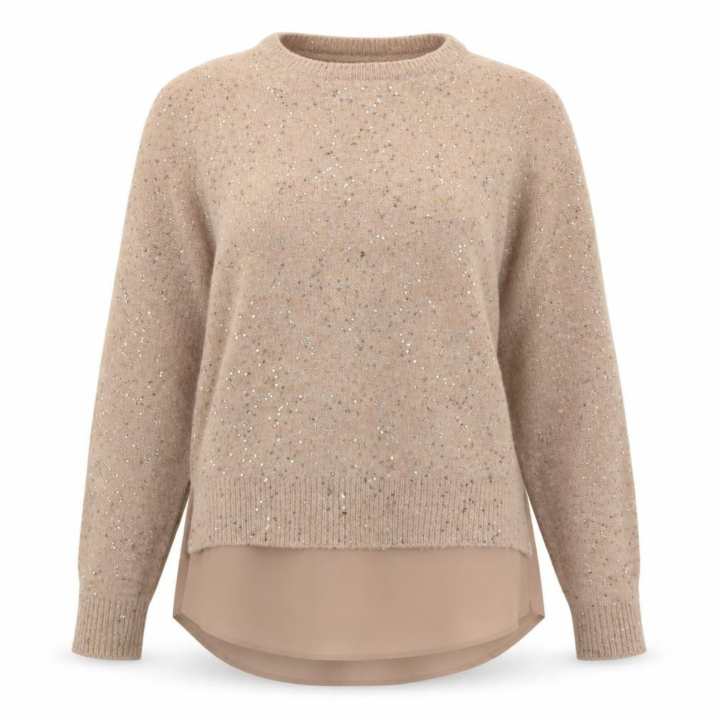 Oasis Womens Pink Round Neck  Acrylic Pullover Jumper Size XS