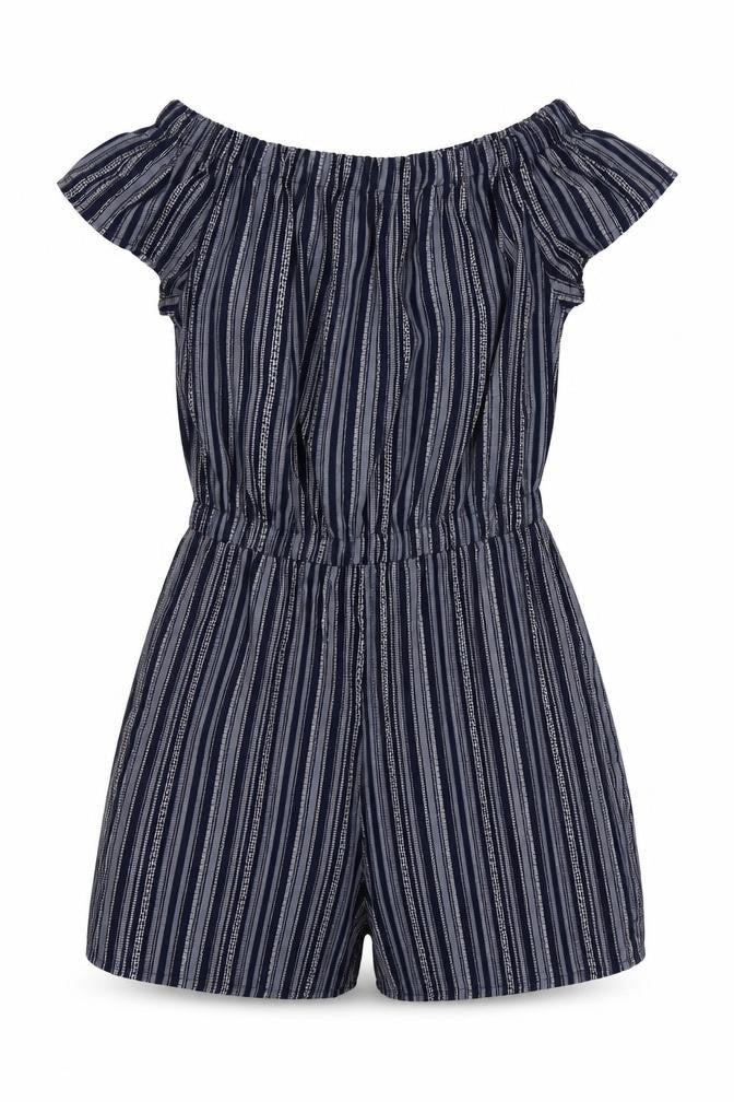 Atmosphere Womens Blue Striped Polyester Shorts One-Piece Size 8