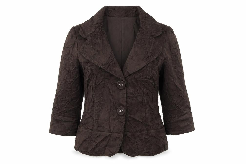 Marks & Spencer Womens Brown   Jacket  Size 10  Button