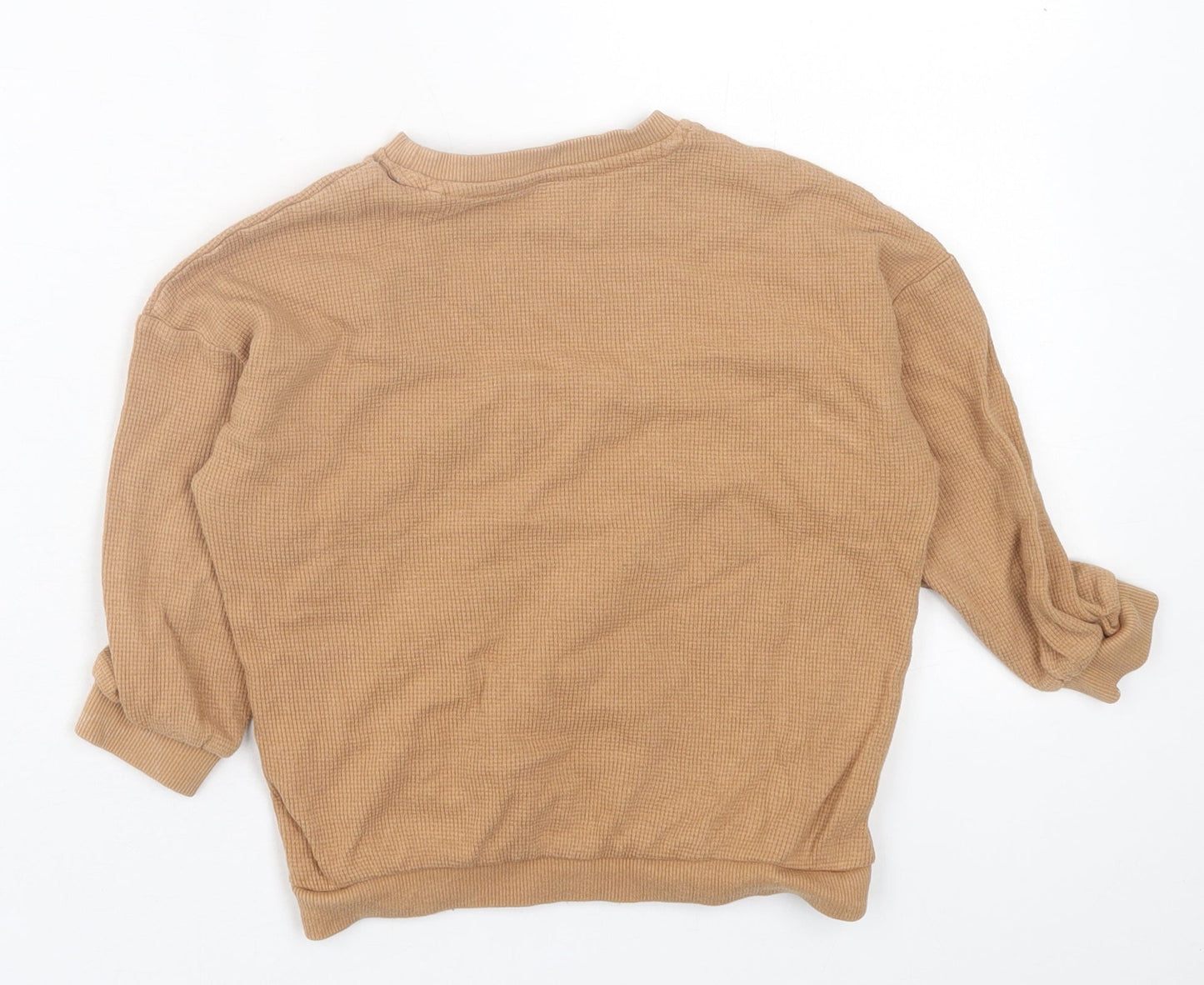 George Boys Brown  Cotton Pullover Sweatshirt Size 3-4 Years  Pullover