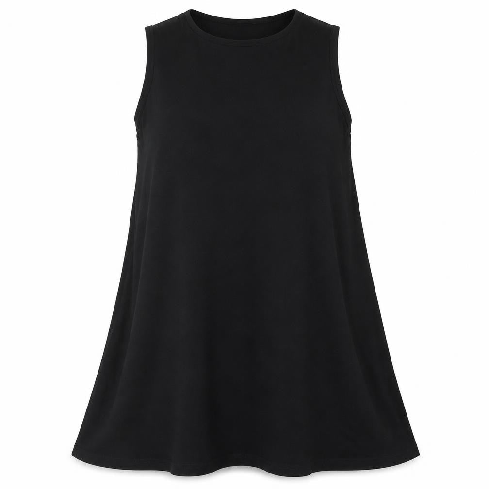 ASOS Womens Black  Viscose A-Line  Size 12  Crew Neck Pullover