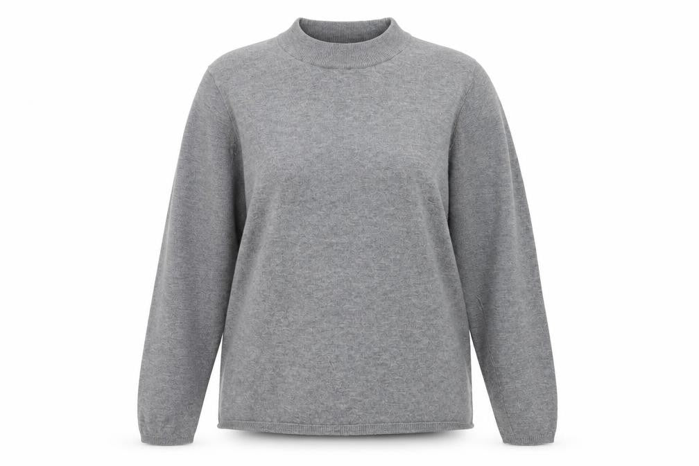 Primark Womens Grey Crew Neck  Polyester Pullover Jumper Size L