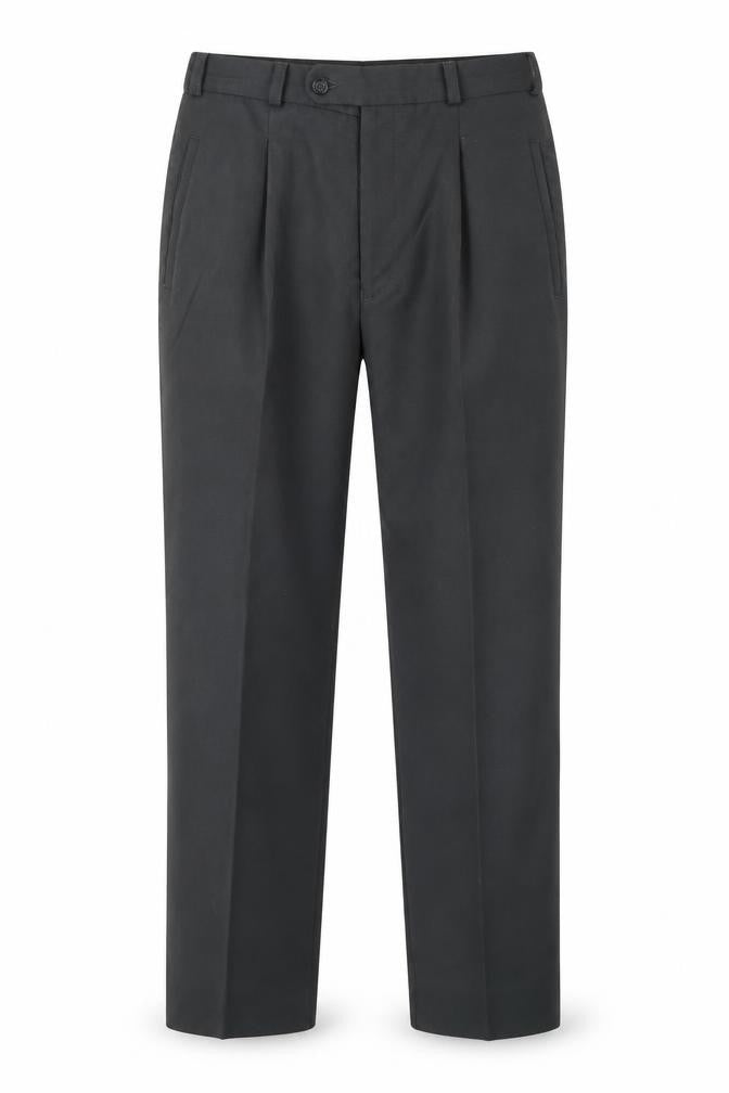 REMUS Mens Grey  Polyester Trousers  Size M L26 in Regular
