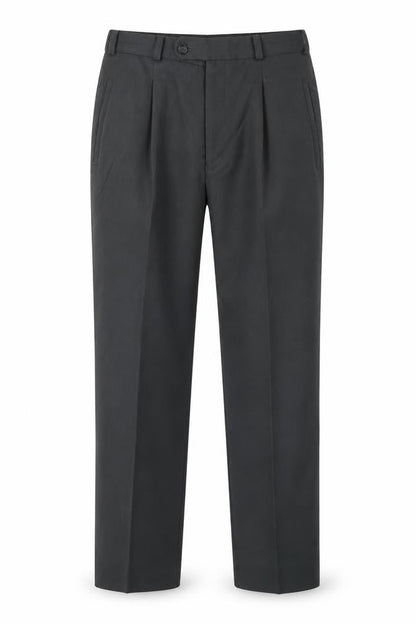 Remus Uomo Mens Grey  Polyester Trousers  Size M L26 in Regular