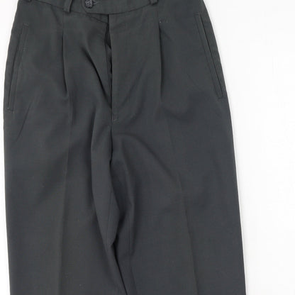 Remus Uomo Mens Grey  Polyester Trousers  Size M L26 in Regular