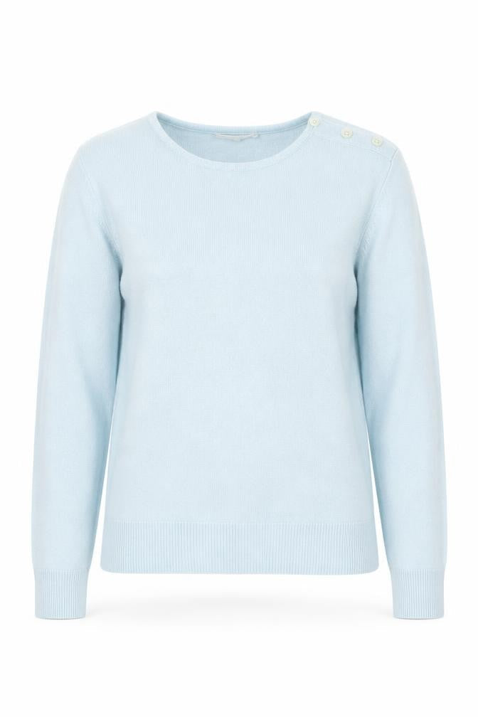 Primark  Womens Blue Round Neck  Acrylic Pullover Jumper Size 12