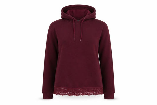 Primark Womens Purple  Polyester Pullover Hoodie Size 8  Pullover - Lace Detail