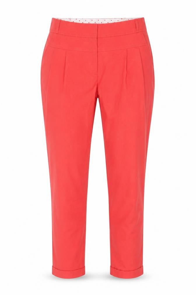 NEXT Womens Orange  Polyurethane Trousers  Size 10 L26.5 in Regular