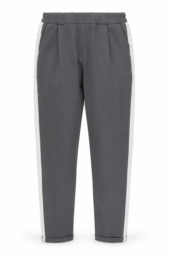 Fox Mens Grey  Polyester Jogger Trousers Size M L24 in Regular