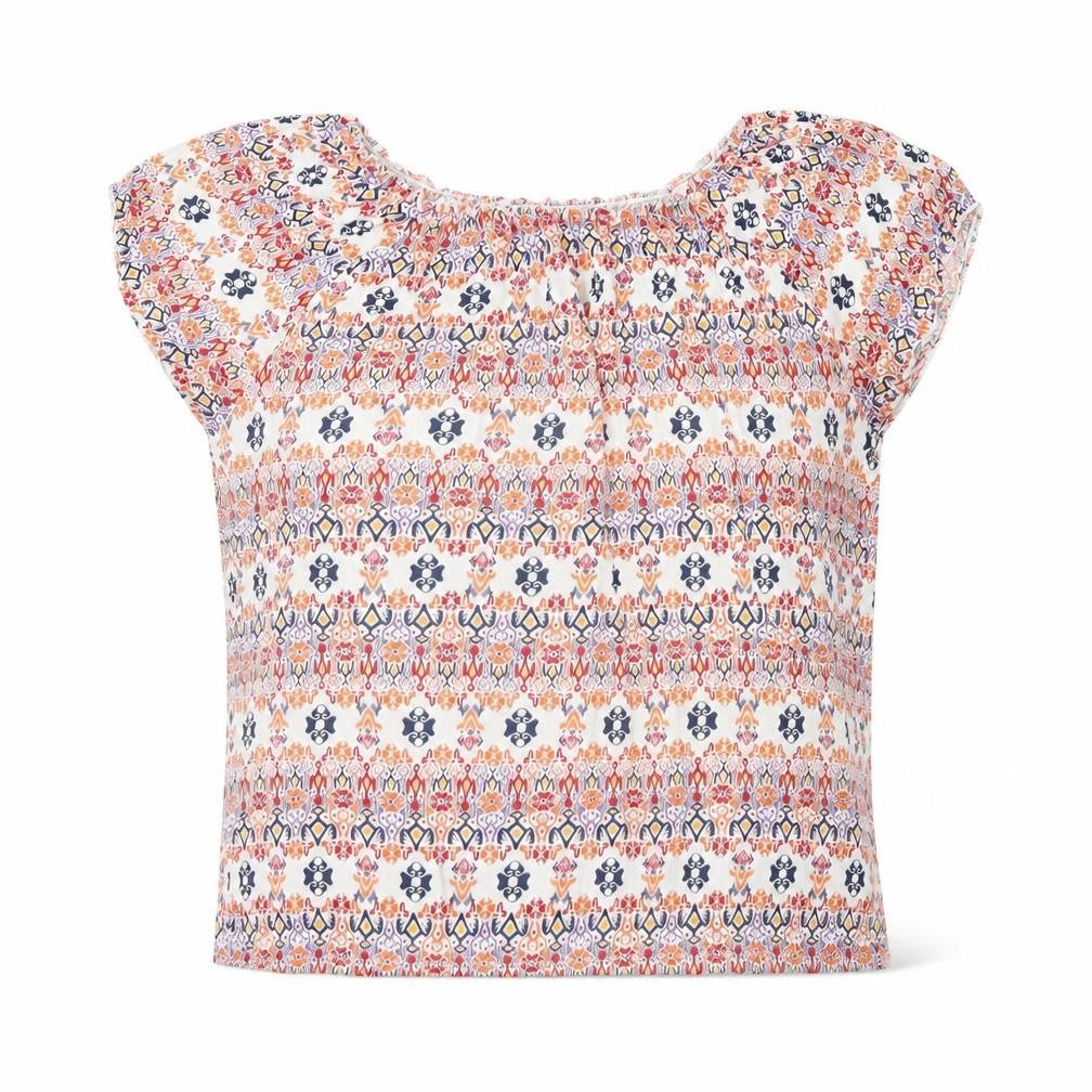 BPC Selection  Womens Multicoloured Geometric Polyester Basic T-Shirt Size XL Off the Shoulder
