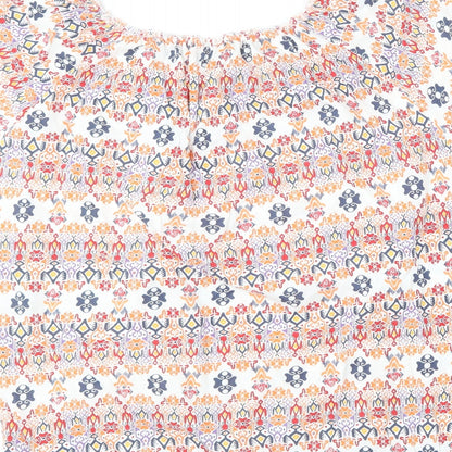 BPC Selection  Womens Multicoloured Geometric Polyester Basic T-Shirt Size XL Off the Shoulder