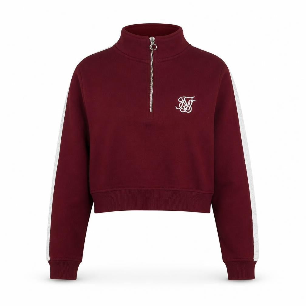 SikSilk Womens Purple  Cotton Pullover Sweatshirt Size 8   - Cropped