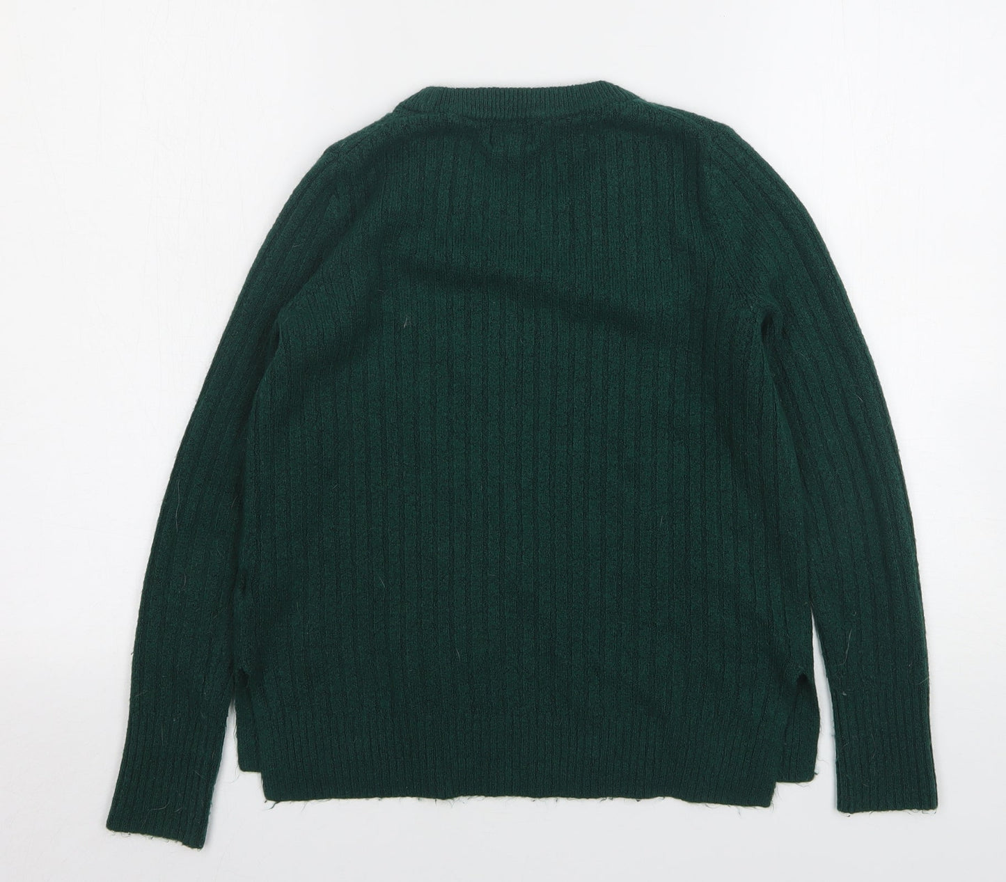 Old Navy Womens Green Round Neck  Acrylic Pullover Jumper Size XS