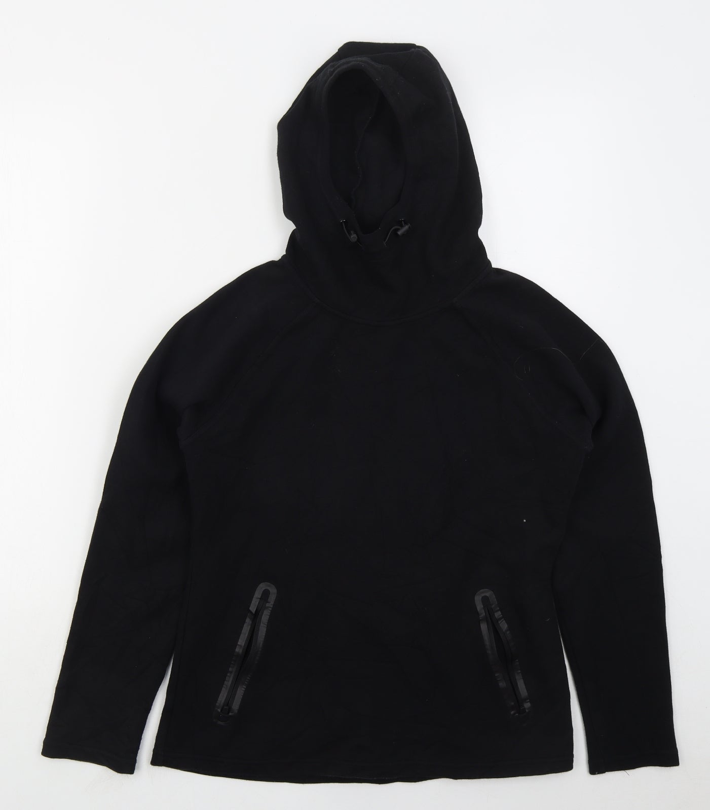 Kyodan Womens Black  Cotton Pullover Hoodie Size S  Pullover