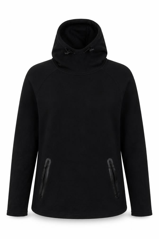 Kyodan Womens Black  Cotton Pullover Hoodie Size S  Pullover